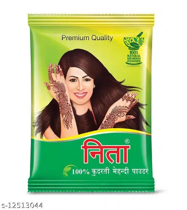 Neeta Mehendi Powder (Natural Brown, 500 g) (Pack of 2)