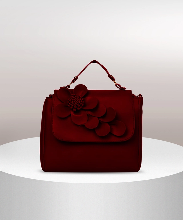 Designer Hand Bag for Women (Maroon)