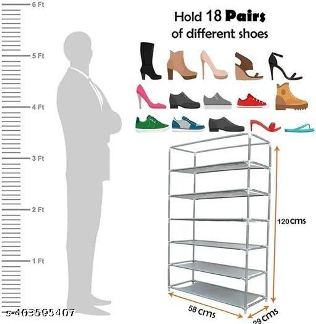 Multifunctional Shoe Rack (Beige)