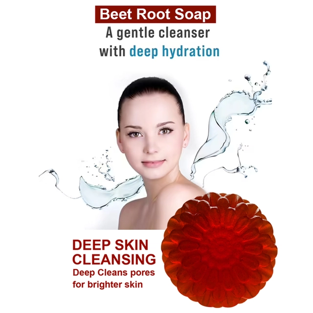 Organic Beetroot Bathing Soap (100 g)