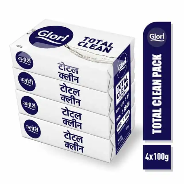 Glori Total Clean Soap 4X100 g ( Buy 3 Get 1 Free )
