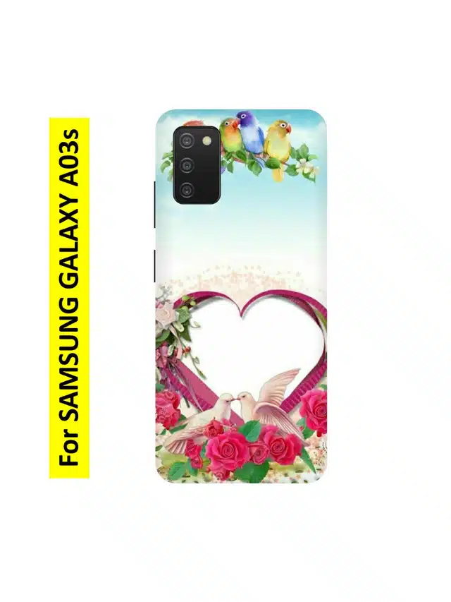 Printed Matte Finish Hard Back Cover for Samsung Galaxy A03S