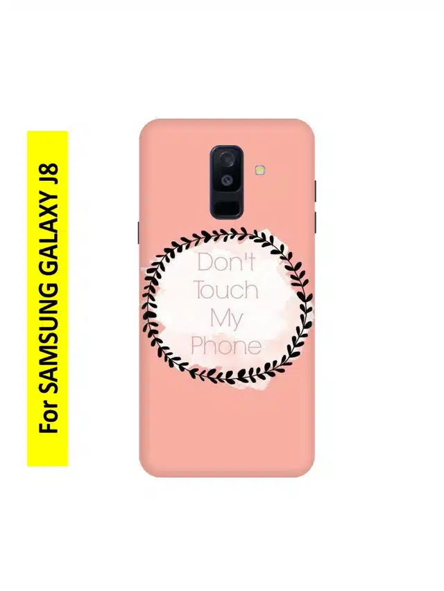 Printed Matte Finish Hard Back Cover for Samsung Galaxy J8