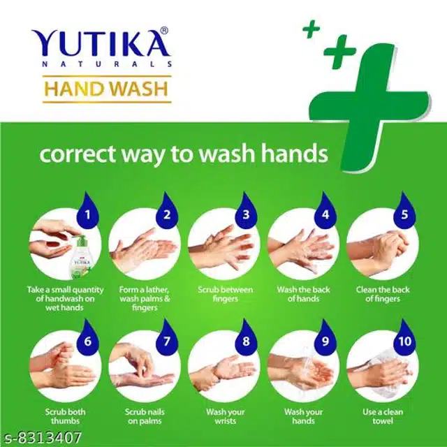 Yutika Naturals Complete Protection Neem Hand Wash (750 ml, Pack of 2)