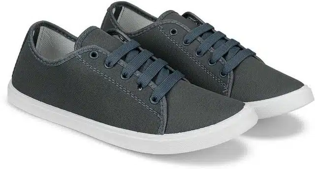 Women's Casual Sneakers Shoes (Grey, 4) (S-496)
