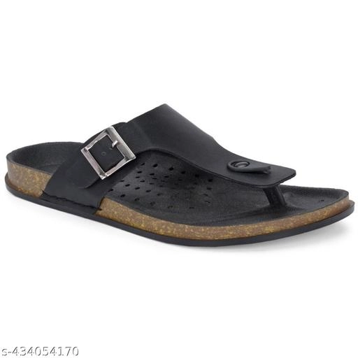 Flipflops for Men (Black, 6)