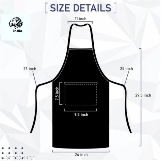 Cotton Apron for Men & Women (Blue)