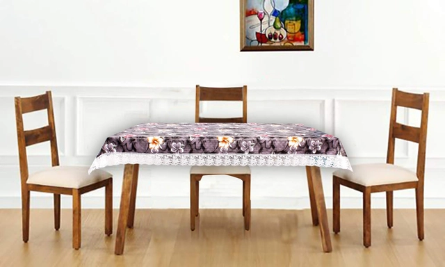 PVC Printed Table Cover (Multicolor, 40x60 inches)