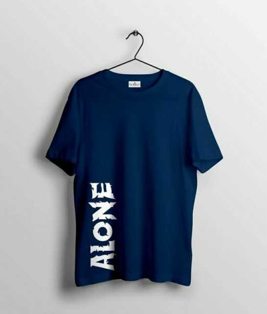 The Lugai Fashion Cotton T- shirt (Blue, XL) (Pack of 1) (D1276)