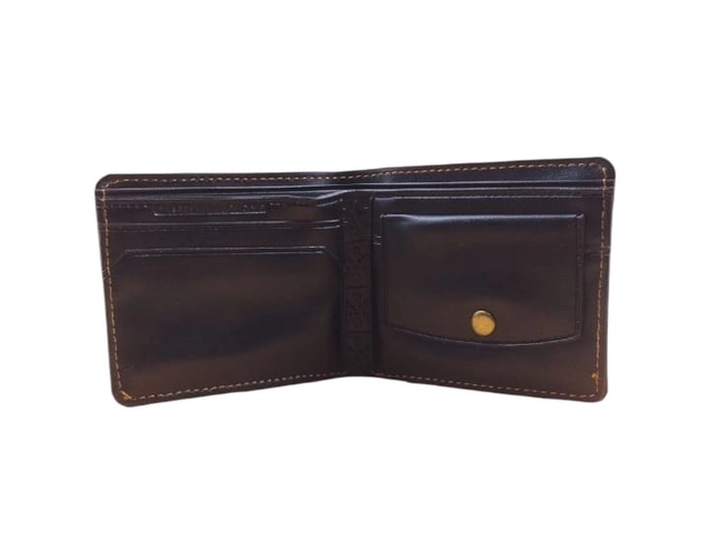 Faux Leather Wallet for Men (Black)