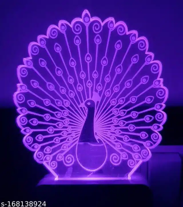3D LED Night Lamp (Multicolor)