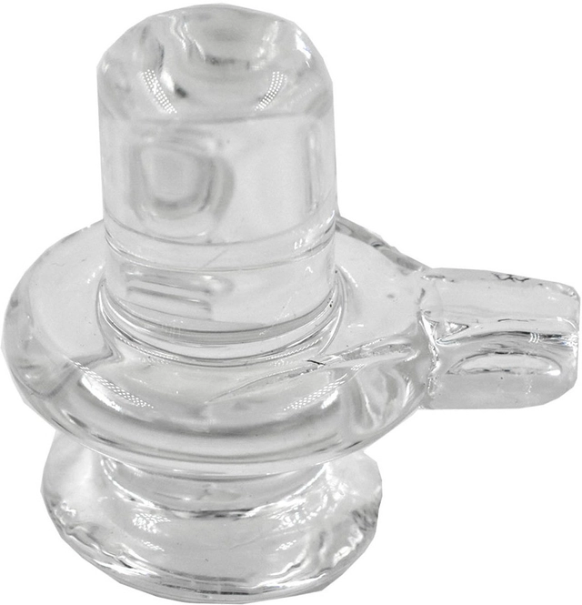 Crystal Shivling Idol (Multicolor, Pack of 1)