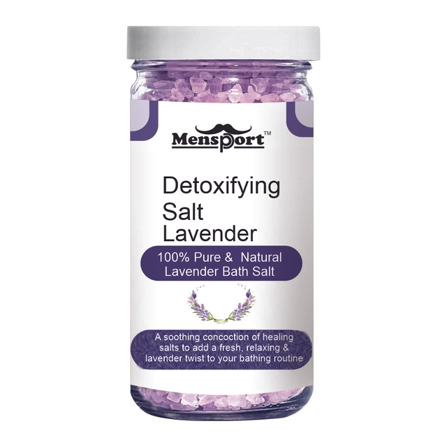 Mensport Detoxifying Lavender Bath Salt Crystal (200 g)