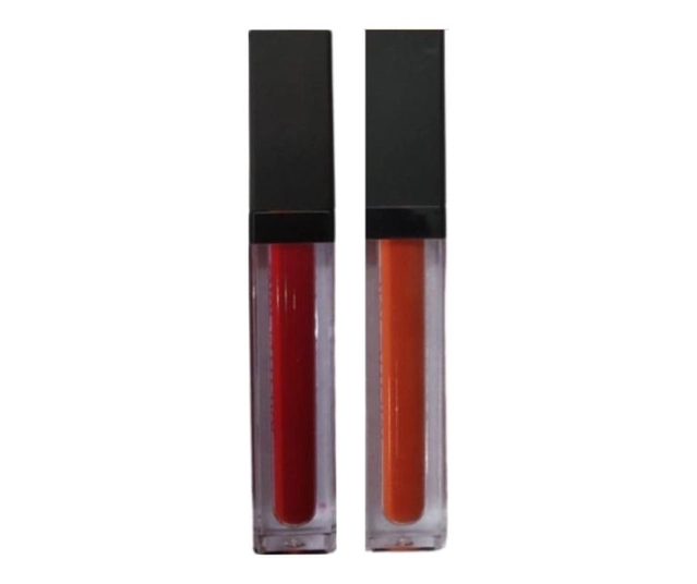 Matte Me Ultra Smooth Lip Colors (Red & Orange, Pack of 2)