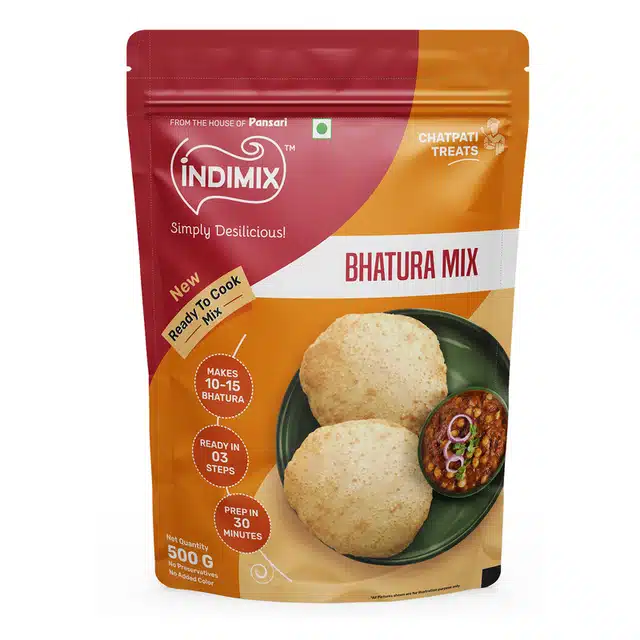 Indimix Bhatura Poori Atta Mix 500 g