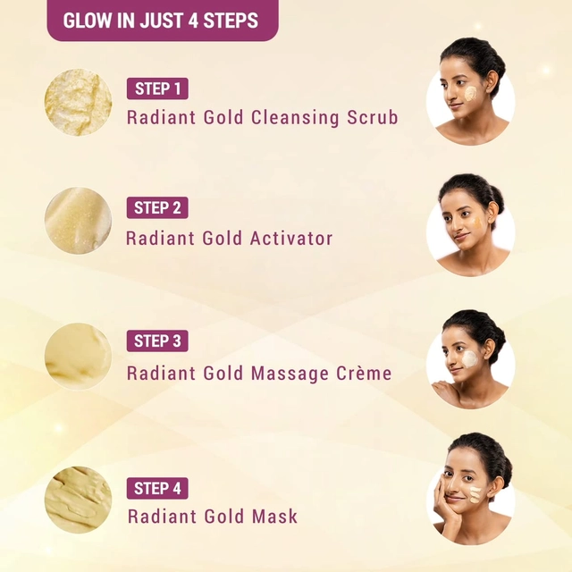 Lotus Herbals Radiant Gold Facial Kit (37 g, Set of 1)