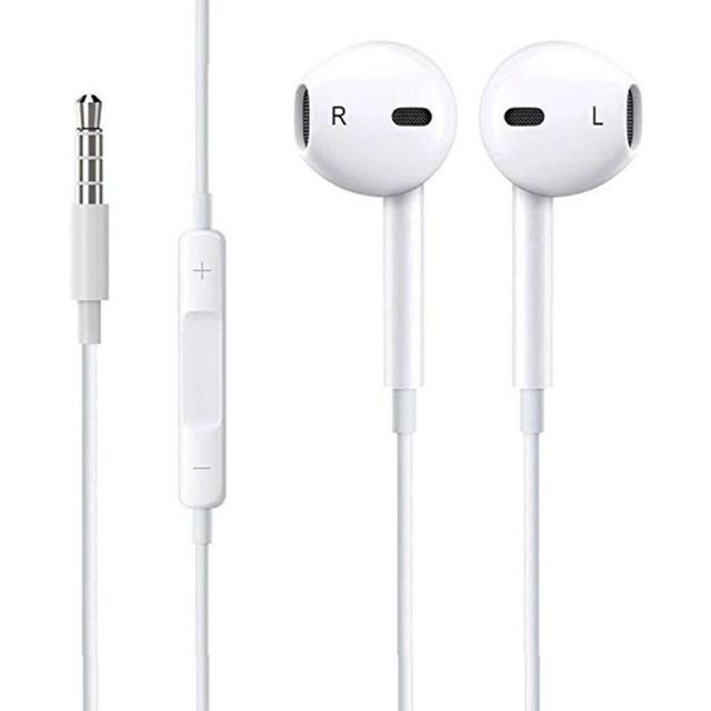 Wired 3.5mm Jack Earphone (White)