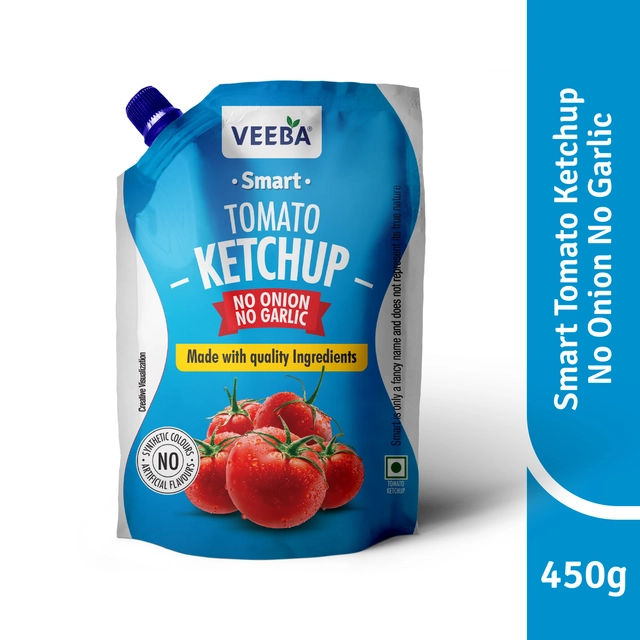 Veeba Smart Tomato Ketchup (No Onion No Garlic) 450 g