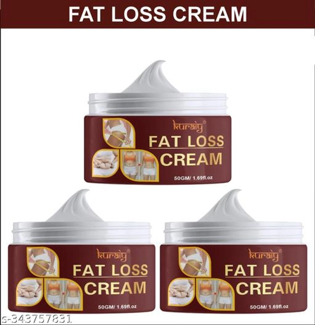 KURAIY Fat Loss Cream (50 g, Pack of 3)