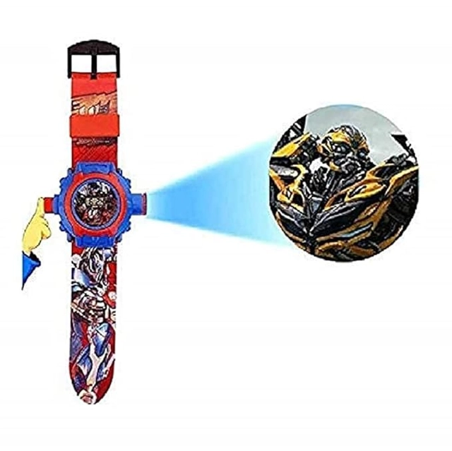 Marvel Avengers Digital Watch with 24 Image Projection for Kids (Multicolor)