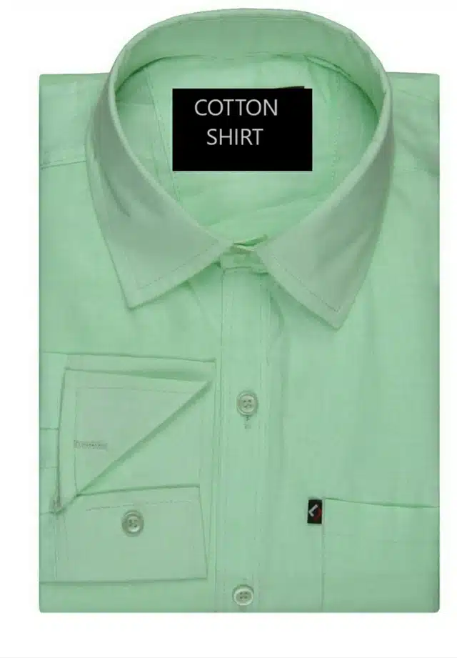 Exclusive Long Sleeves Shirt for Men (Mint Green, XXL) (JME-48)