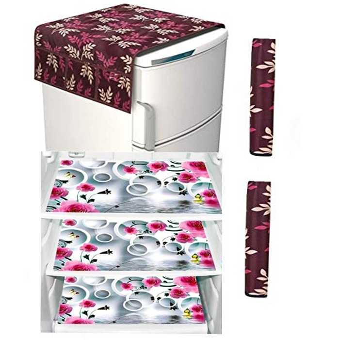 Refrigerator Covers (Maroon) (A-32)