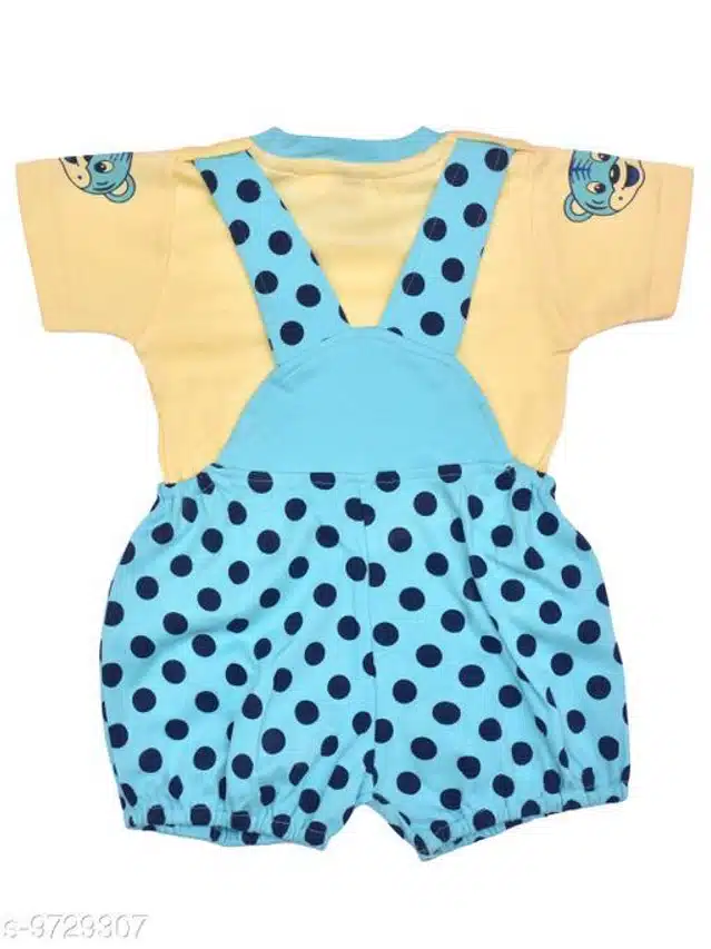 Dungaree for Kids (Multicolor, 6-12 Months)