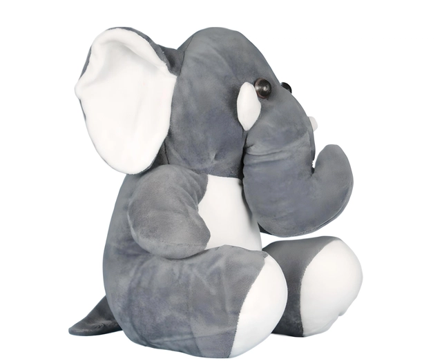 Teddy Elephant Soft Stuffed Animal Toys for Kids (Grey)