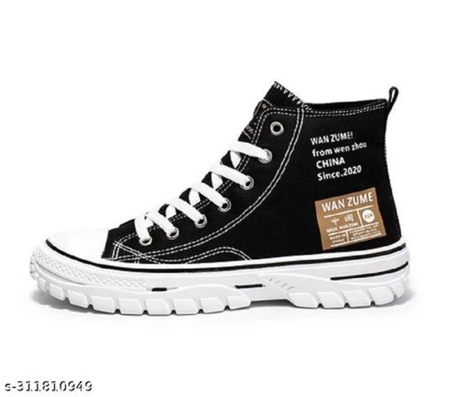 Boots for Men (Black & White, 6)