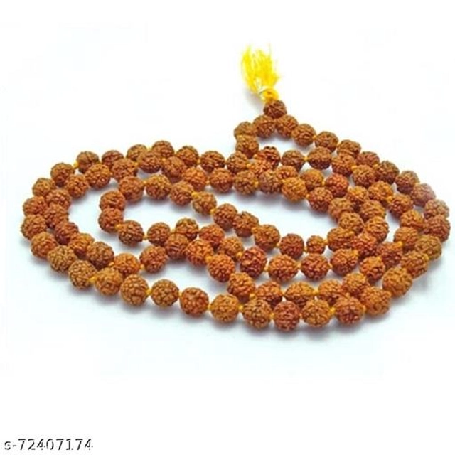 Wooden Rudraksh Jap Mala (Brown)