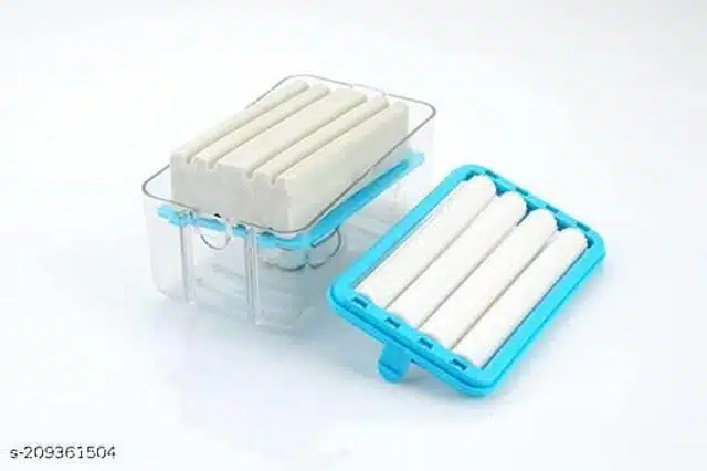 Plastic 2 in 1 Soap Dispenser (Multicolor)