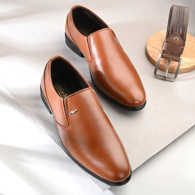 Formal Shoes for Men (Tan, 6)