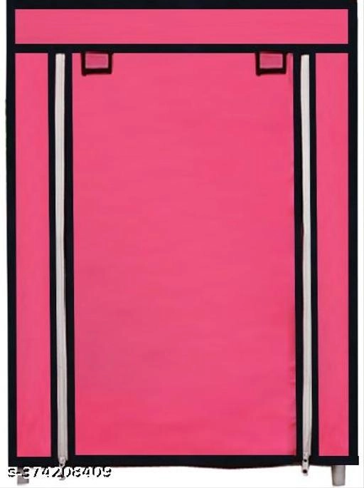 Metal 4 Layer Collapsible Multipurpose Rack (Pink)