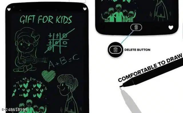 LCD Writing Tablet for Kids (Black, 8.5 inches)