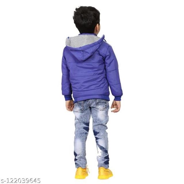 Polyester Jacket for Boys (Multicolor, 0-2 Months)