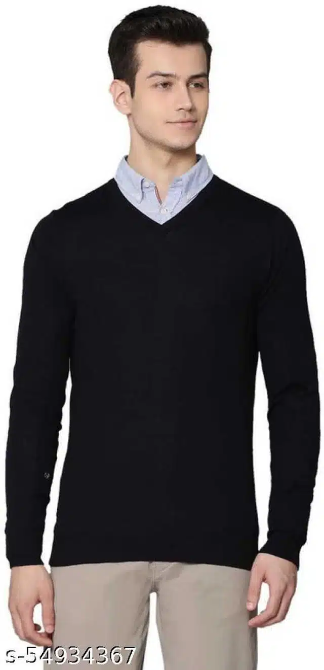 Sweater for Men (Black, M)