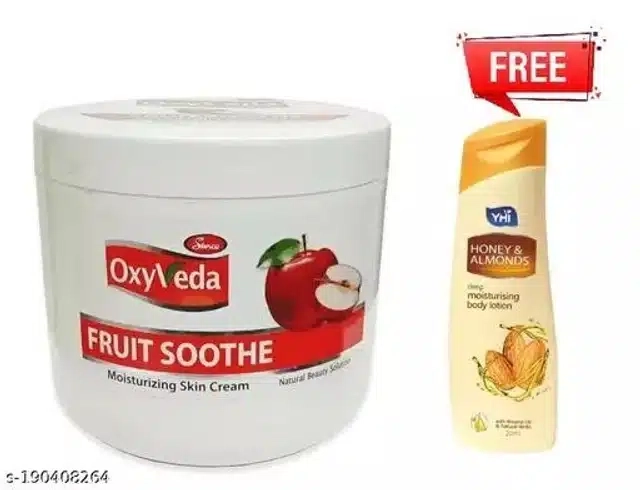 Oxyveda Fruit Soothe Moisturising Skin Cream