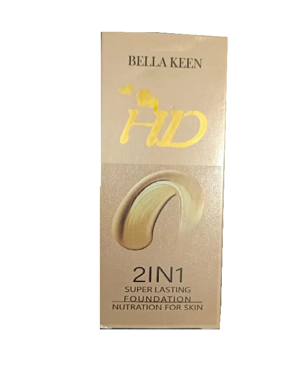 Bella Keen HD 2-in-1 Super Lasting Foundation (60 ml)