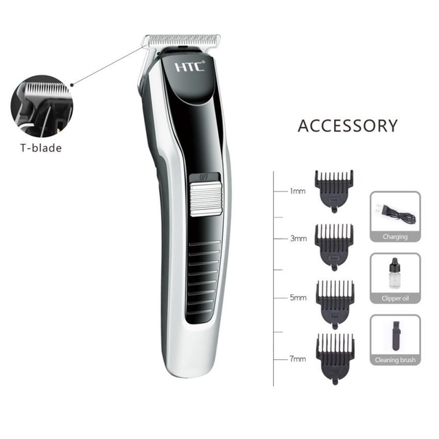 Professional Rechargeable Hair Trimmer for Men & Women (Black)