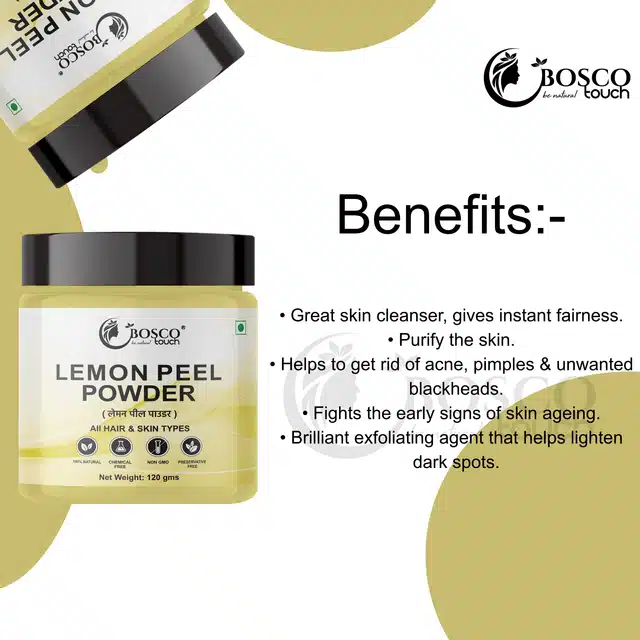 Bosco Touch Lemon Peel Powder (100 g)