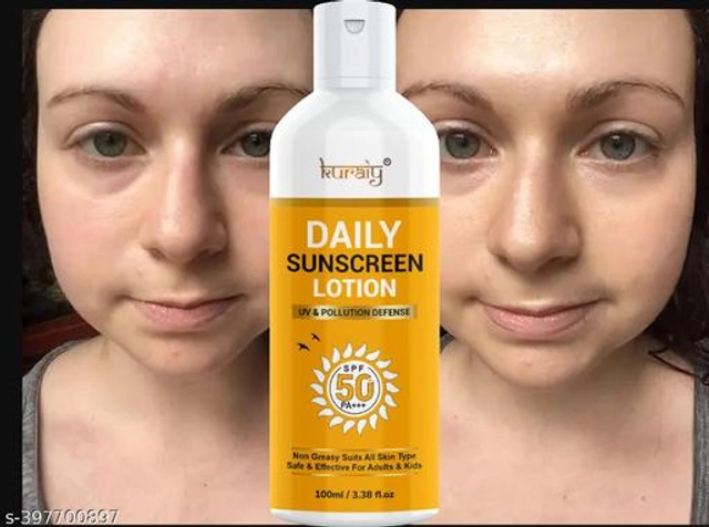 KURAIY SPF 50 Sunscreen Lotion (100 ml)