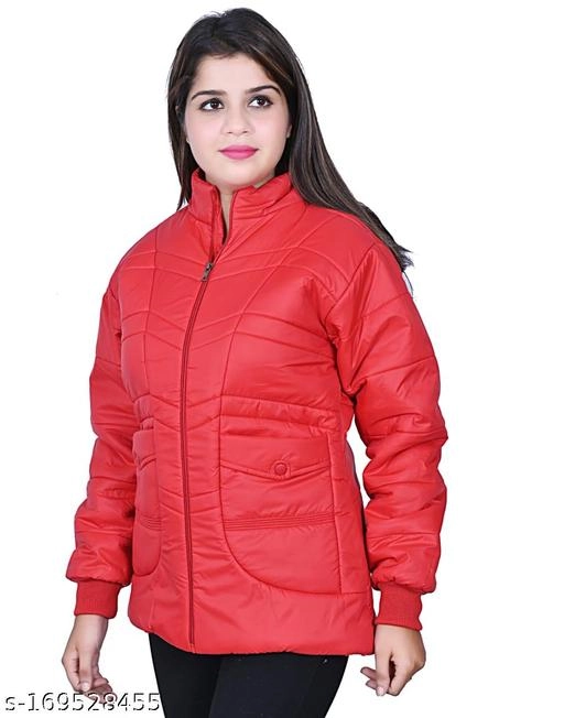 Jacket for Women (Red, L)