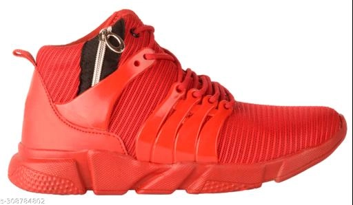 Sports Shoes for Men (Red, 7)