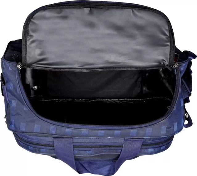 Polyester Duffel Bag (Blue, 60 L)