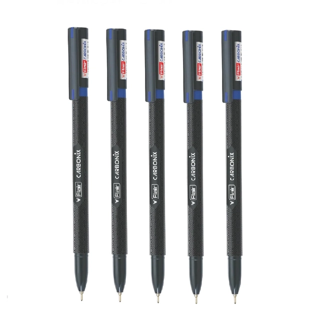 FLAIR Mr Grip Ball Pen- Black (Set of 5)