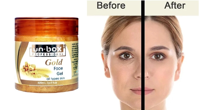 Un-box Professional Gold Face Gel (500 ml)