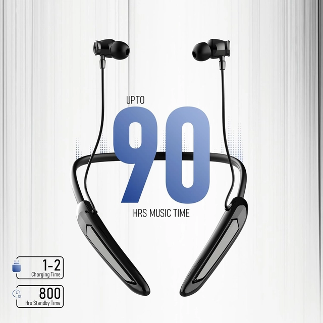 Wireless Bluetooth in-Ear Neckband (Blacl)