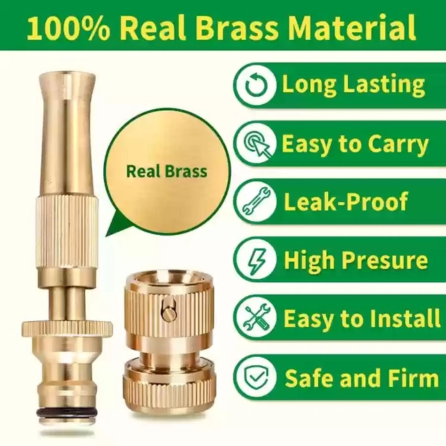 Solid Brass Nozzle (Gold)