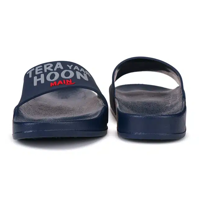 mens navy slippers