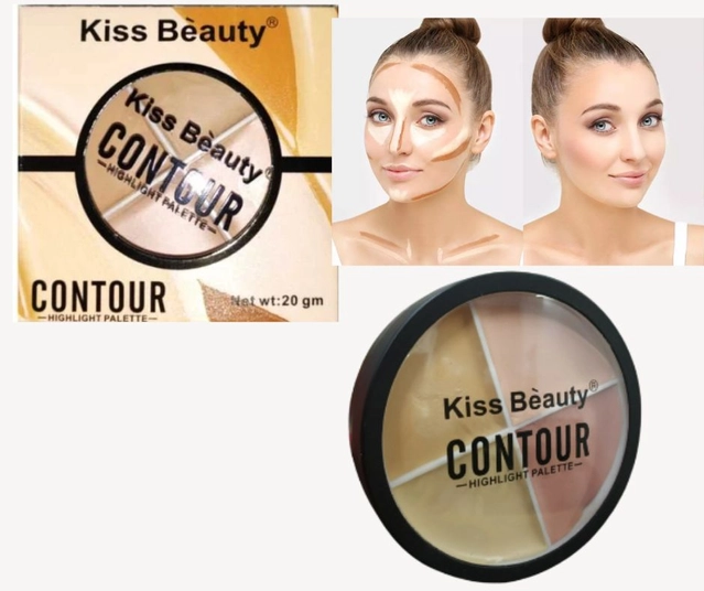 Kiss Beauty Contour Palette (20 g, Pack of 1)